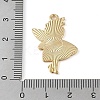 Golden Plated Alloy Eanaml Pendants PALLOY-S184-04G-B-3