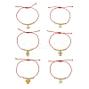 304 Stainless Steel Charm Bracelets BJEW-JB13684-3