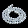 Electroplate Glass Beads Strands EGLA-A035-J8mm-A06-2