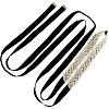 Alloy Rhinstone Chain Belt AJEW-WH20072-39A-1