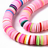 Handmade Polymer Clay Beads Strands X-CLAY-R089-8mm-098-2