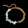 Daily Fashion Natural Aquamarine Chip Beaded Bracelets FS-WG13CD5-05-1