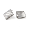 304 Stainless Steel Earrings LS-EJEW-O004-04P-1