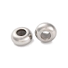 202 Stainless Steel Beads STAS-P238-10P-E-1