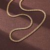 2.5MM 304 Stainless Steel Double Box Chain Necklaces NJEW-Q013-05G-1