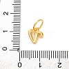 925 Sterling Silver Letter Charms with Jump Rings STER-R008-01G-V-3