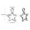 Tibetan Style Alloy Charms X-LF10651Y-NF-2