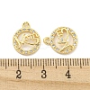 Mother's Day Brass Micro Pave Clear Cubic Zirconia Pendants KK-Z044-12G-3