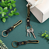 4Pcs Alloy U Shape Belt Hook Keychains KEYC-SC0002-19B-4