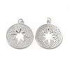 Brass Micro Pave Cubic Zirconia Pendants KK-E068-VB430-1