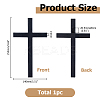 Pine Wood Wall Ornaments AJEW-WH0481-580-2