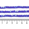 Transparent Glass Beads Strands EGLA-A034-T4mm-MB31-5