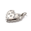 Brass Micro Pave Cubic Zirconia Pendants KK-U033-14P-01-2