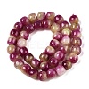 Dyed Natural White Jade Beads Strands G-T138-D08-2