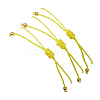 3Pcs 3 Styles Gemstone Braided Bead Bracelets BJEW-JB11146-02-5