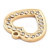 304 Stainless Steel Pendants STAS-M076-07G-2