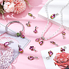 36Pcs 12 Styles Alloy Glass European Dangle Charms PALLOY-PH01787-2