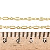 3MM Brass Dapped Chain Necklaces NJEW-P339-02B-G-6