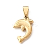 Ion Plating(IP) 304 Stainless Steel Pendants LS-STAS-F288-03G-1