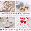 60 Pieces Iron Flat Blank Shoes Clips JX109A-6