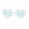 Transparent Resin Pendants RESI-N030-001C-2