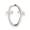 Non-Tarnish 201 Stainless Steel Finger Ring RJEW-E063-49P-2