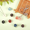 10Pcs 10 Style Natural & Synthetic Gemstone Pendants G-SZ0001-75-5