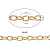 PVD Vacuum Plating 304 Stainless Steel Cable Chains CHS-CJ0001-10G-2
