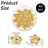 40Pcs Handmade Lampwork Beads LAMP-PA0001-11B-2