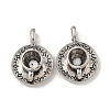 Coffee Cup Tibetan Style Alloy Pendants TIBEP-A13415-AS-NR-1