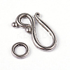 Tibetan Silver Hook and Eye Clasps LF1277Y-3
