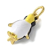 Brass Enamel Pendants LS-KK-D350-01B-2