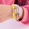 2400Pcs Single Colors Handmade Polymer Clay Beads CLAY-SZ0001-55-6