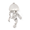 Resin Jellyfish Chandelier Component Links PALLOY-D019-12P-02-1