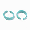 Spray Painted Alloy Cuff Rings RJEW-T011-28B-RS-2