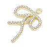 Alloy Rhinestone Pendants PALLOY-R151-51G-2