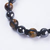 Adjustable Nylon Cord Braided Bead Bracelets BJEW-F308-51B-2