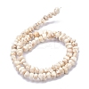 Natural Magnesite Beads Strands X-TURQ-P001-02A-11-2