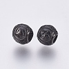 316 Surgical Stainless Steel European Beads STAS-F195-128B-02-1