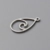 201 Stainless Steel Pendants STAS-WH0033-16-2