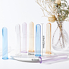 8Pcs 4 Colors Transparent Acrylic Test Tube AJEW-OC0003-95-2