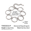 20MM 304 Stainless Steel Ring Link Chain Bracelets for Women GQ4302-3-2
