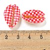 Printed Natural Shell Beads BSHE-G037-01F-3