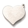 Non-Tarnish 304 Stainless Steel Pendants STAS-I170-16P-2