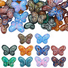 50Pcs Picasso Baking Paint Glass Seed Beads GLAA-PA0001-15-1