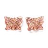 Plating Transparent Acrylic Beads OACR-B013-26C-2