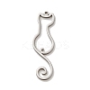 Non-Tarnish 304 Stainless Steel Pendants STAS-O005-09P-1