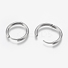 Tarnish Resistant 304 Stainless Steel Huggie Hoop Earring Findings LS-STAS-I097-051A-2