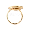 304 Stainless Steel Open Cuff Ring Findings STAS-E124-05M-G-2