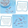 12Pcs 6 Style Long-Lasting Plated Brass Micro Pave Cubic Zirconia Ice Pick Pinch Bails ZIRC-FH0001-06-3